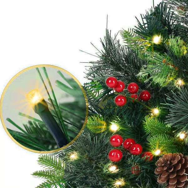 🎅🎄Christmas Sale 50% OFF🎁Pre-lit Artificial Christmas Tree Urn Filler 🎄